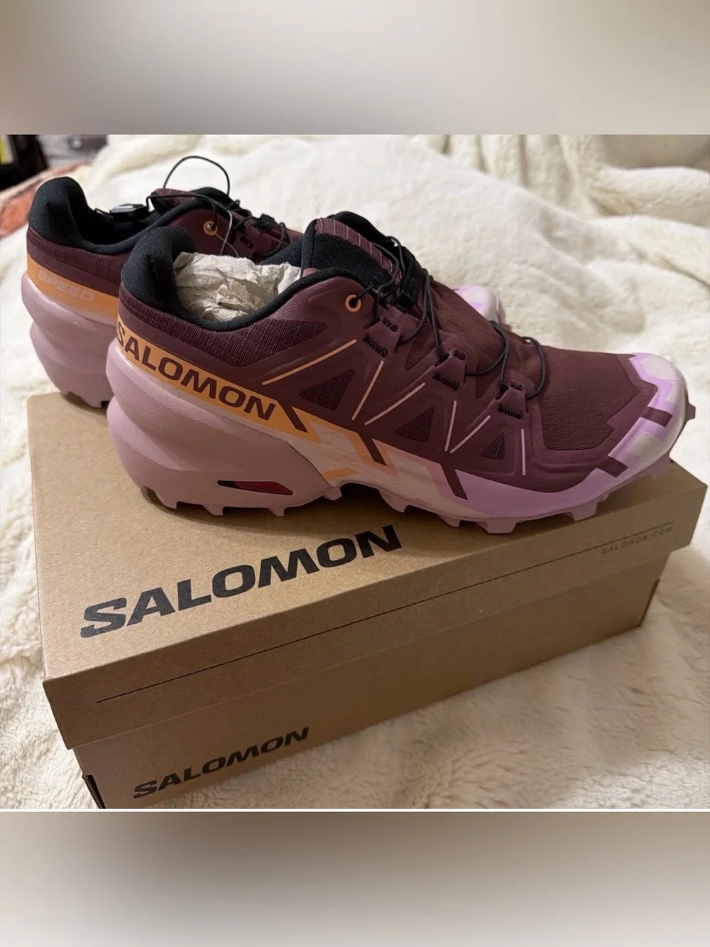 Women's Salomon Speedcross 6 Trail Running Shoes - Sz 9 - Picture 6 of 9